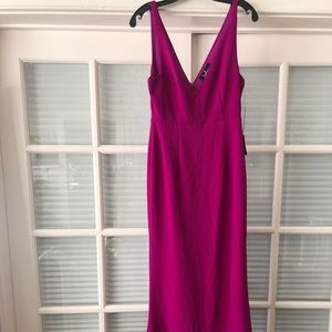 Brand new Lulu’s pink strappy fit and flare dress